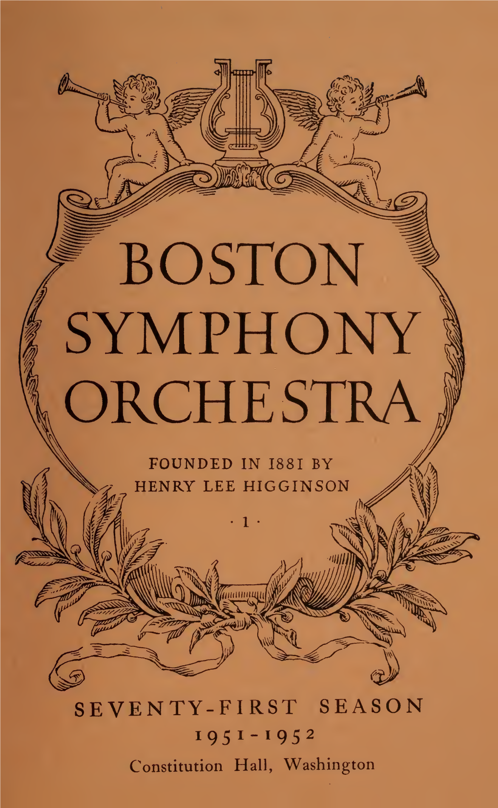 Boston Symphony Orchestra Concert Programs, Season 71, 1951-1952