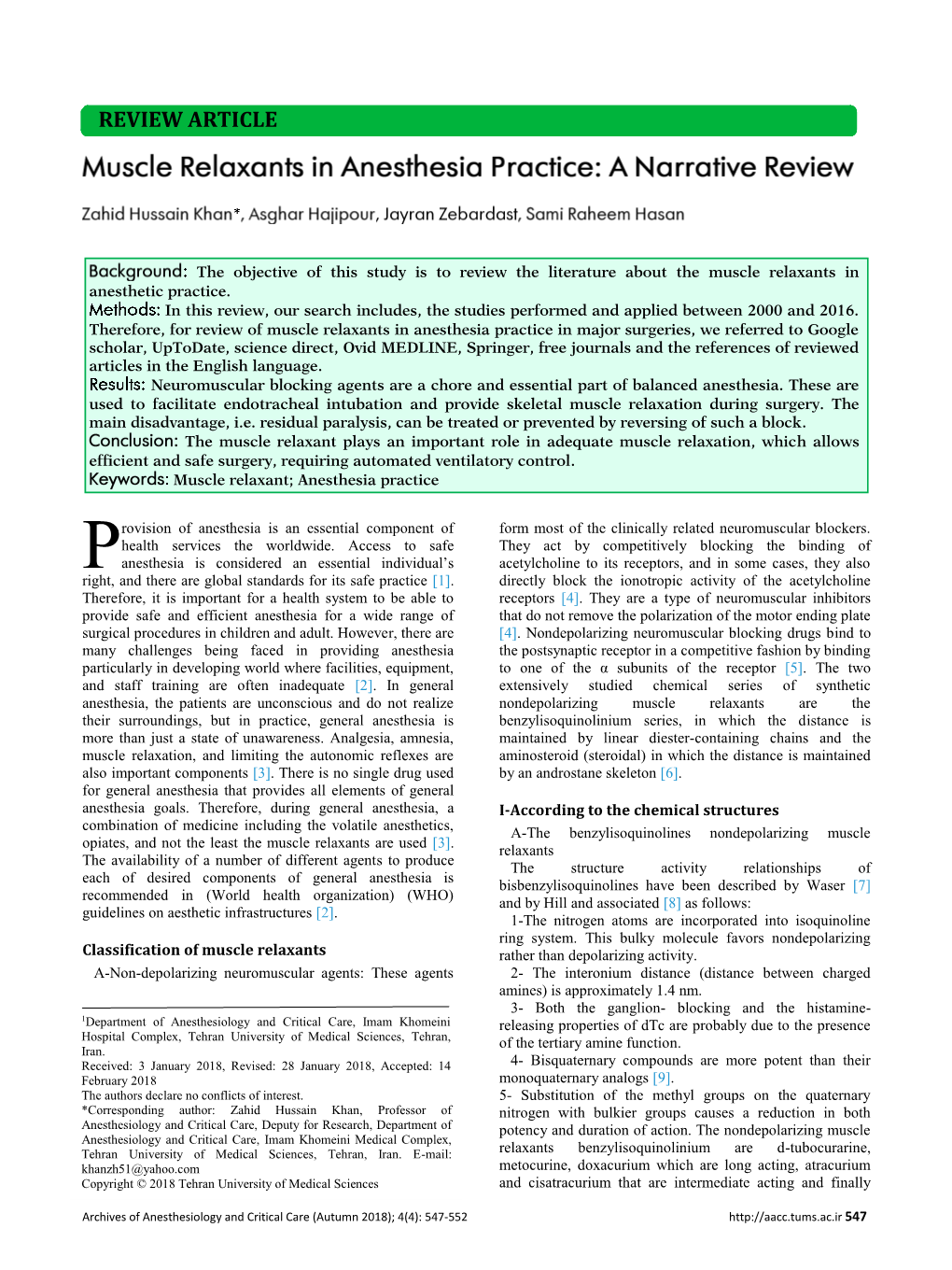 Drug-Drug Interactions in Inpatient and Outpatient Settings in Iran: A