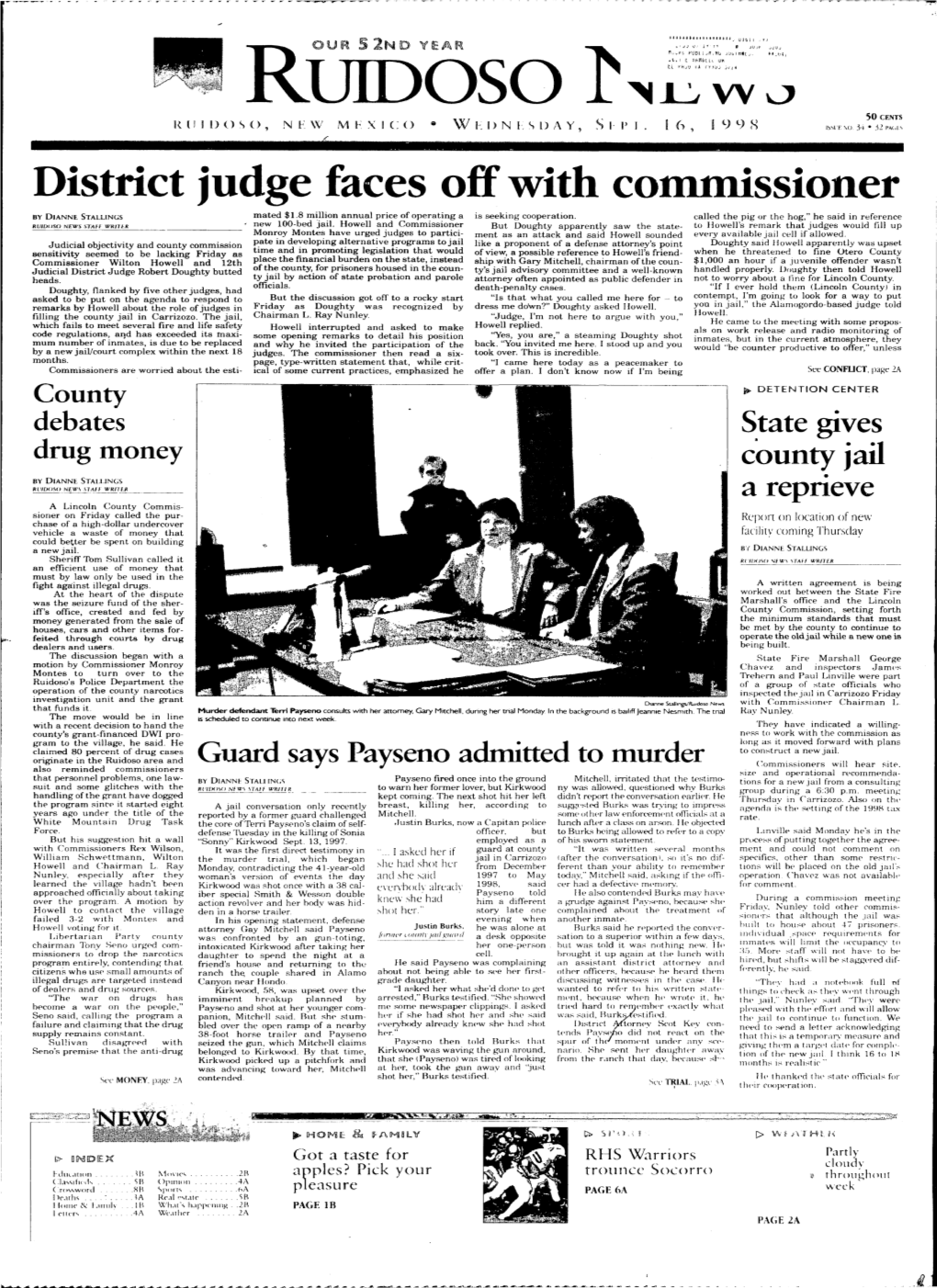 District Judge Faces Off with Commissioner