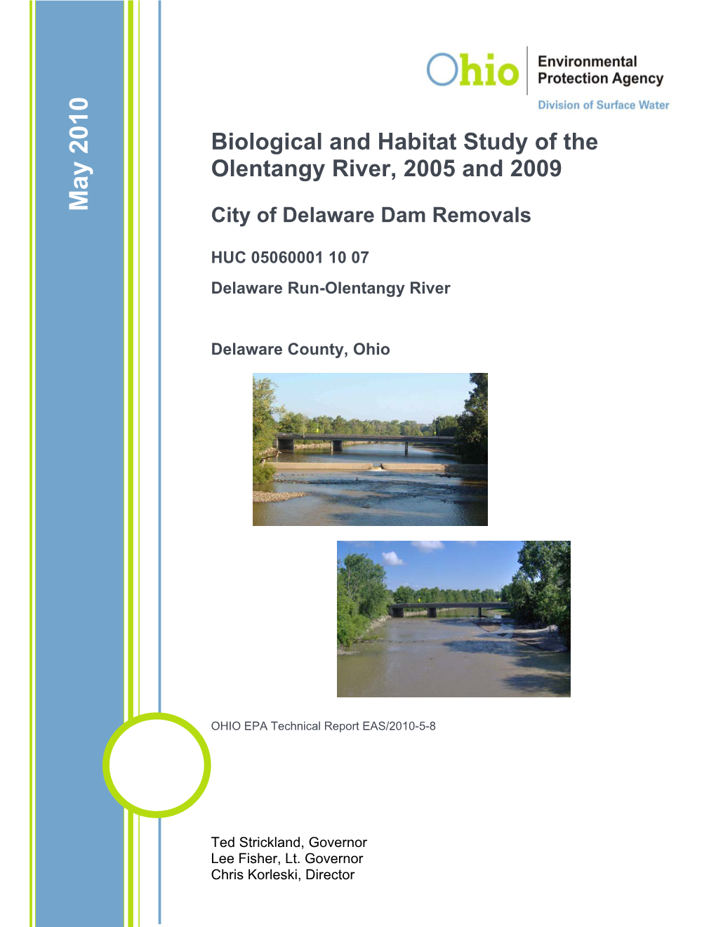 Biological and Habitat Study of the Olentangy River, 2005