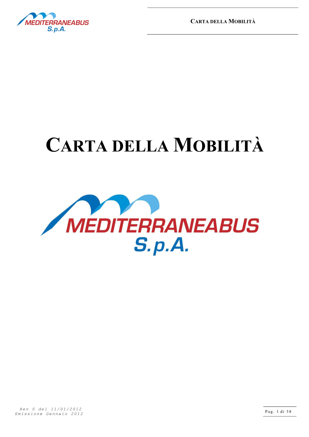 MED Carta Della Mobilità Rev.0