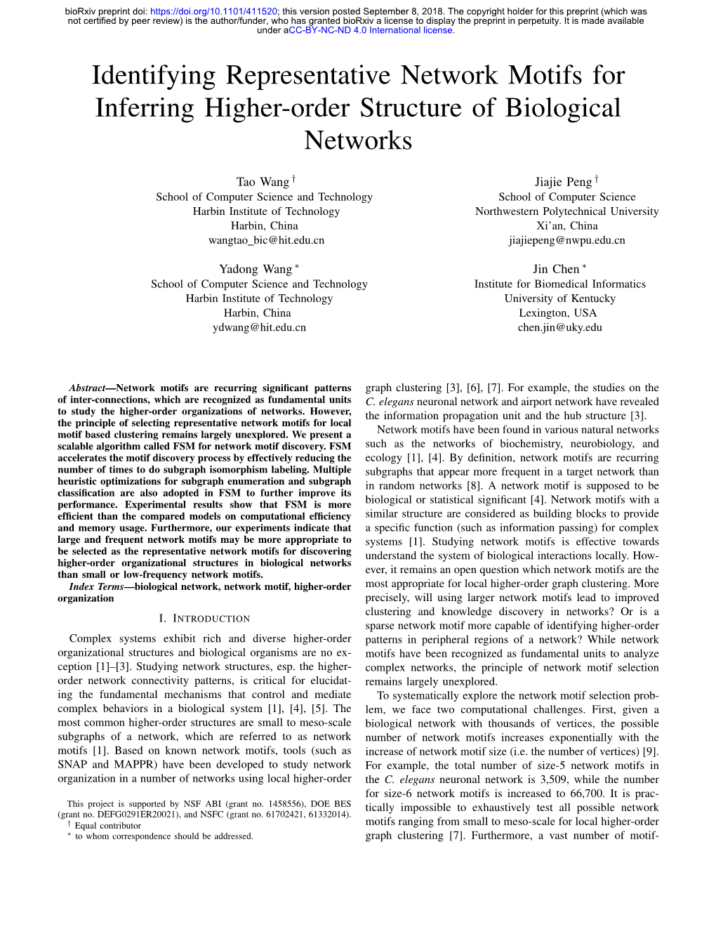 Identifying Representative Network Motifs for Inferring Higher-Order Structure of Biological Networks