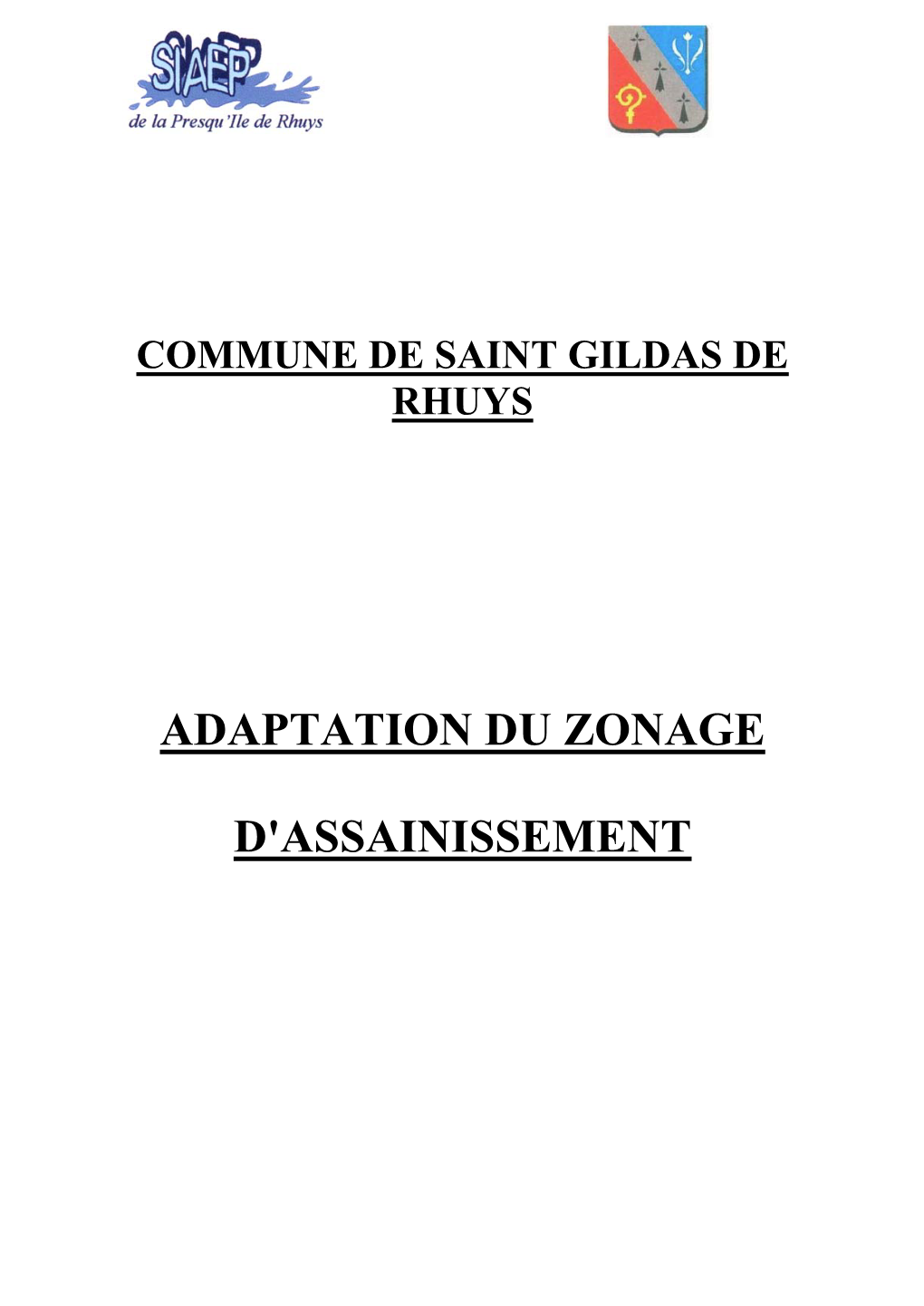 Adaptation Du Zonage D'assainissement