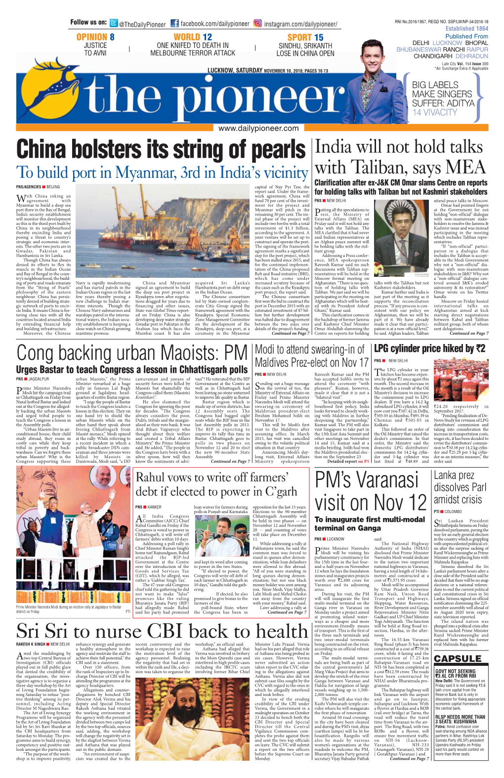 China Bolsters Its String of Pearls India Will Not Hold Talks