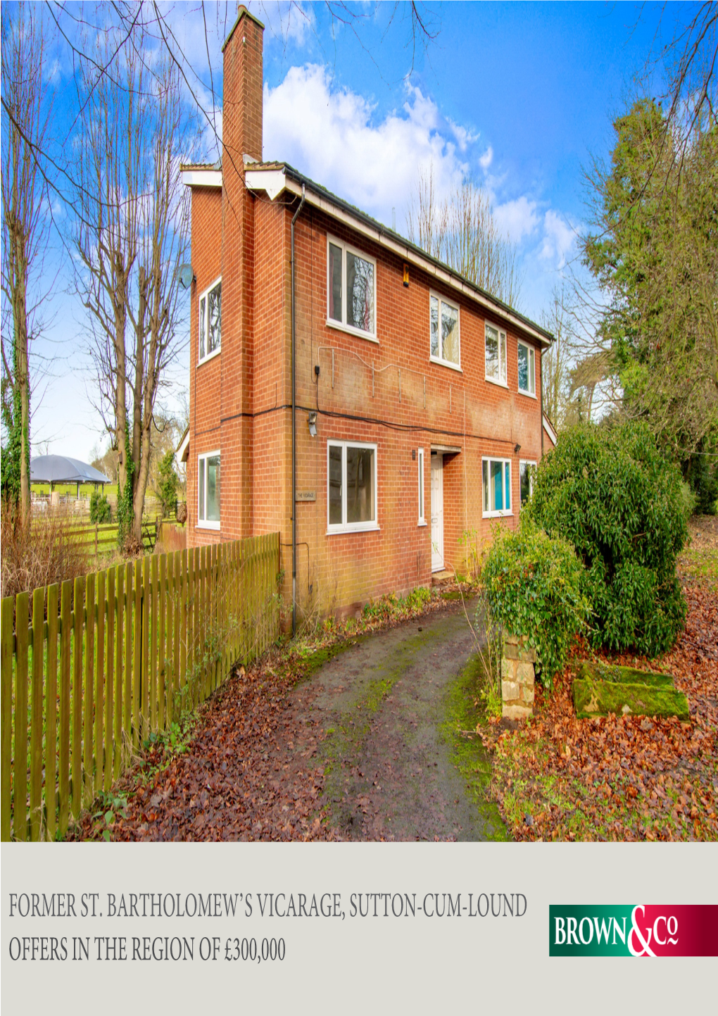 Former St. Bartholomew's Vicarage, Sutton-Cum