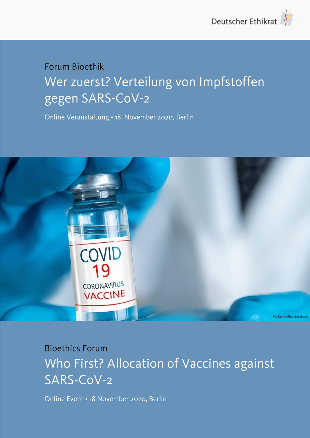 Allocation of Vaccines Against SARS-Cov-2