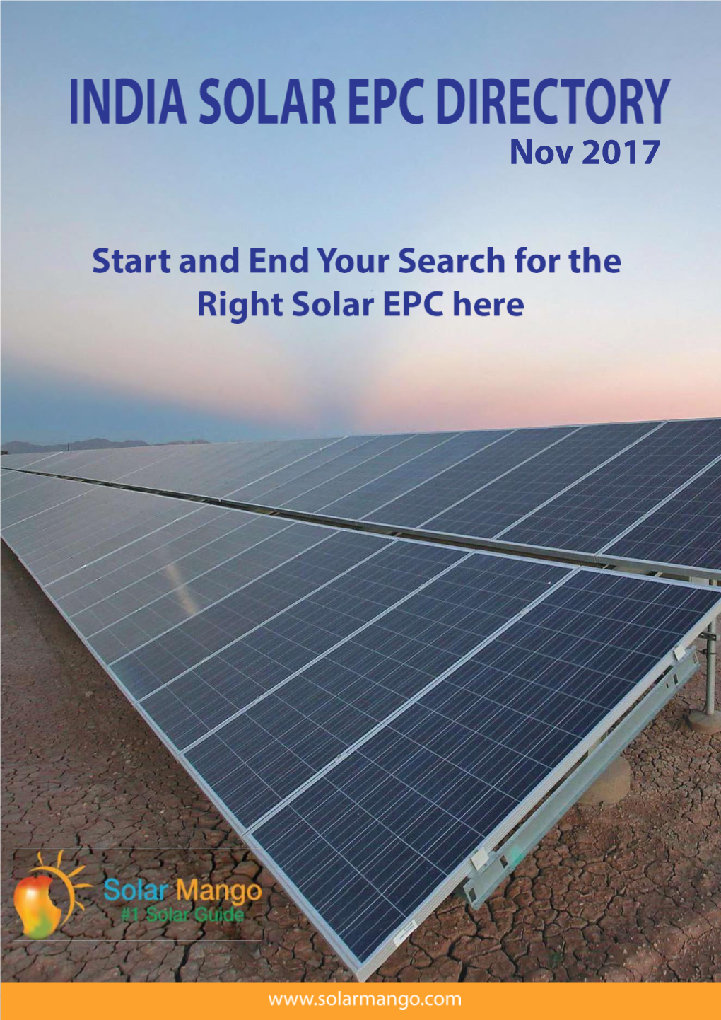 Welcome to India's First Solar EPC Directory