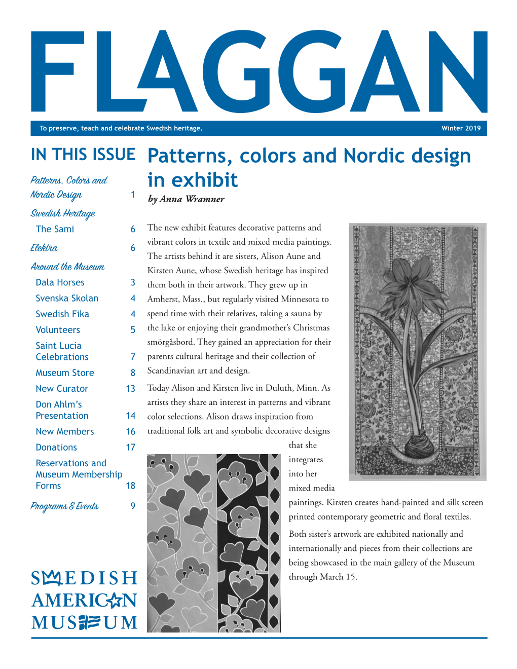 Patterns, Colors and Nordic Design in Exhibit