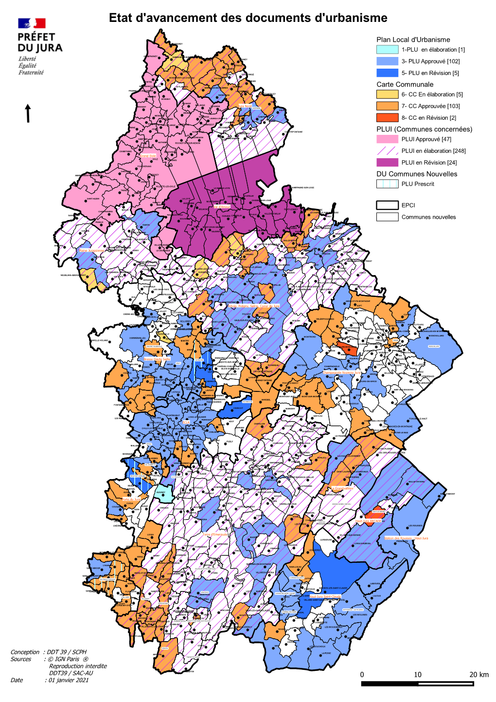 Etat D'avancement Des Documents D'urbanisme