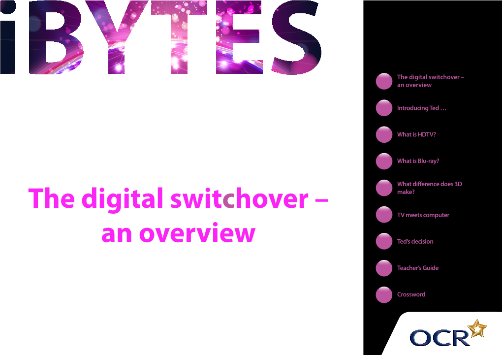 The Digital Switchover – an Overview