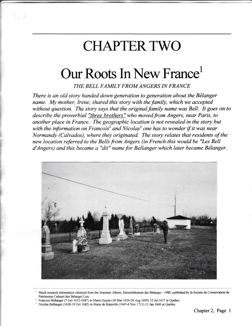 Roots in New France