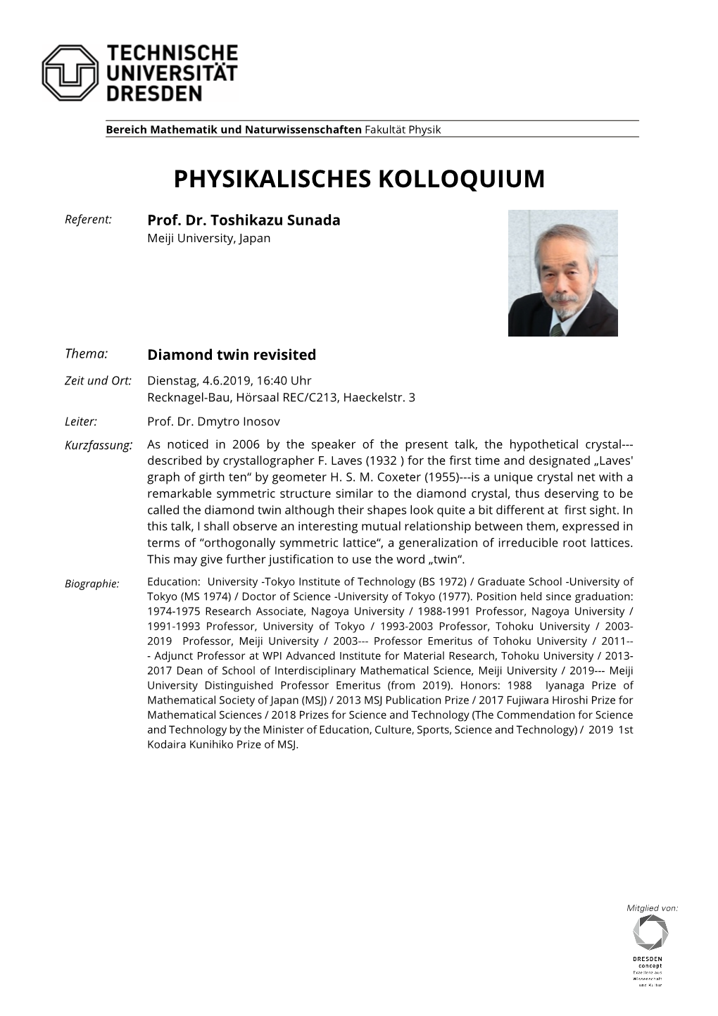 Physikalisches Kolloquium