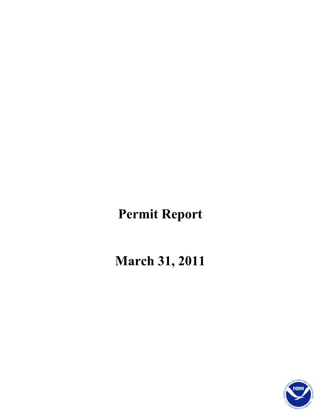 MBNMS Permit Activity Report 2/3/11