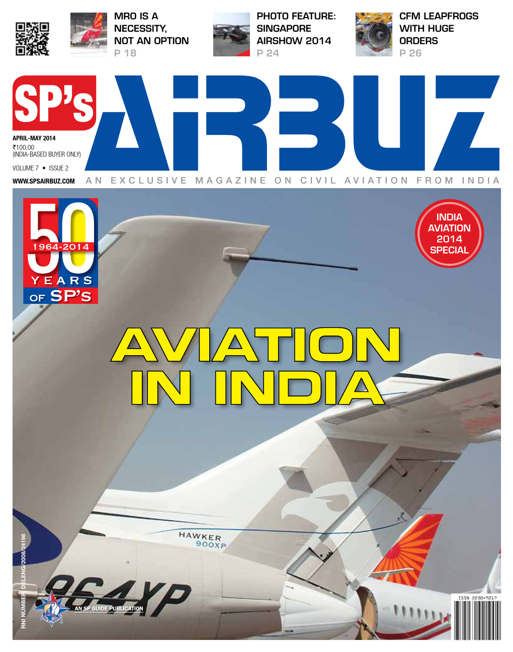 An Exclusive Magazine on Civil Aviation from India Mro