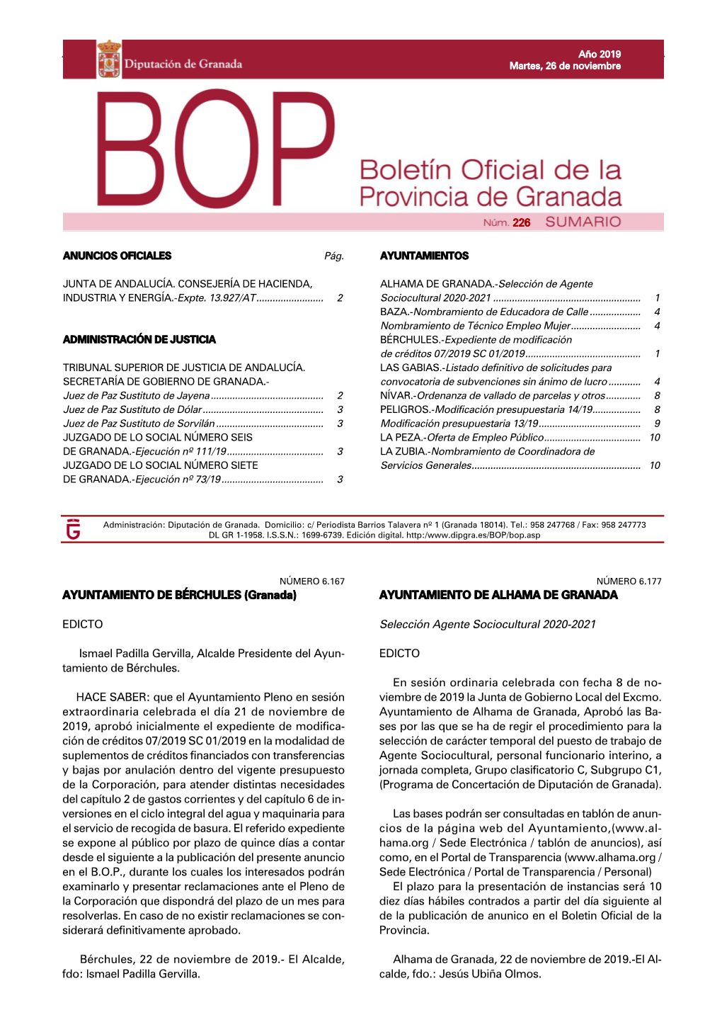 BOP 226, Martes 26 Noviembre.19.Qxd