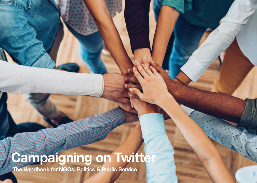 Campaigning on Twitter the Handbook for Ngos, Politics & Public Service