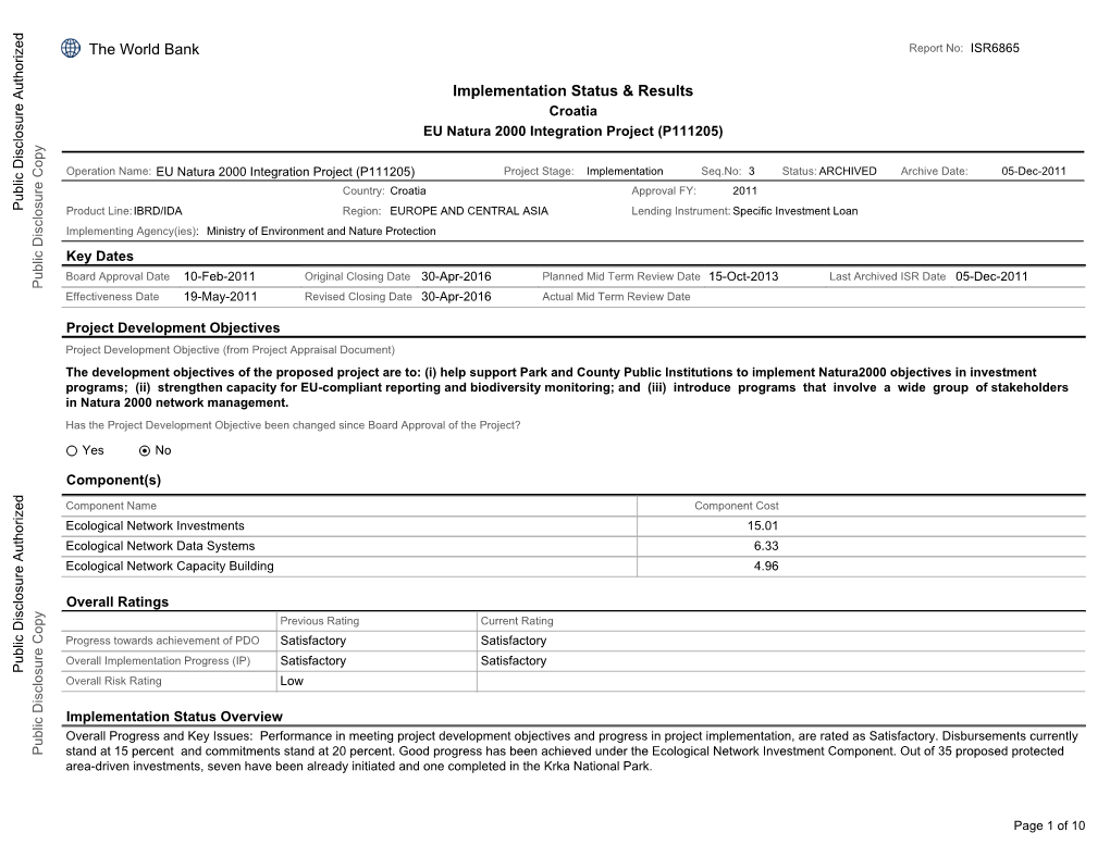 Implementation Status & Results