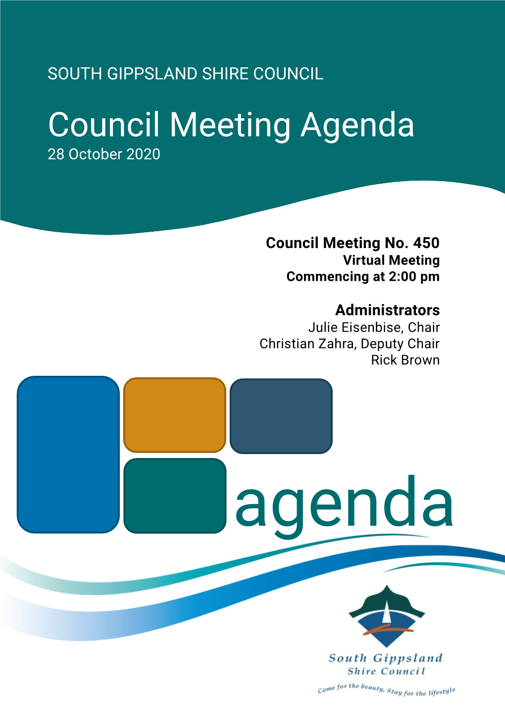 Council Meeting Agenda 28 October 2020