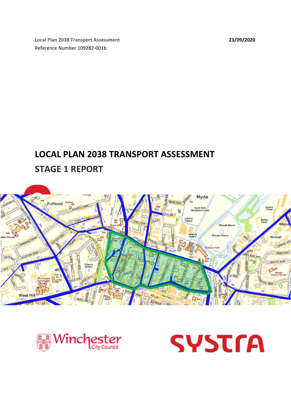 Local Plan 2038 Transport Assessment Stage 1 Report Local Plan 2038 Transport Assessment Stage 1 Report Identification Table