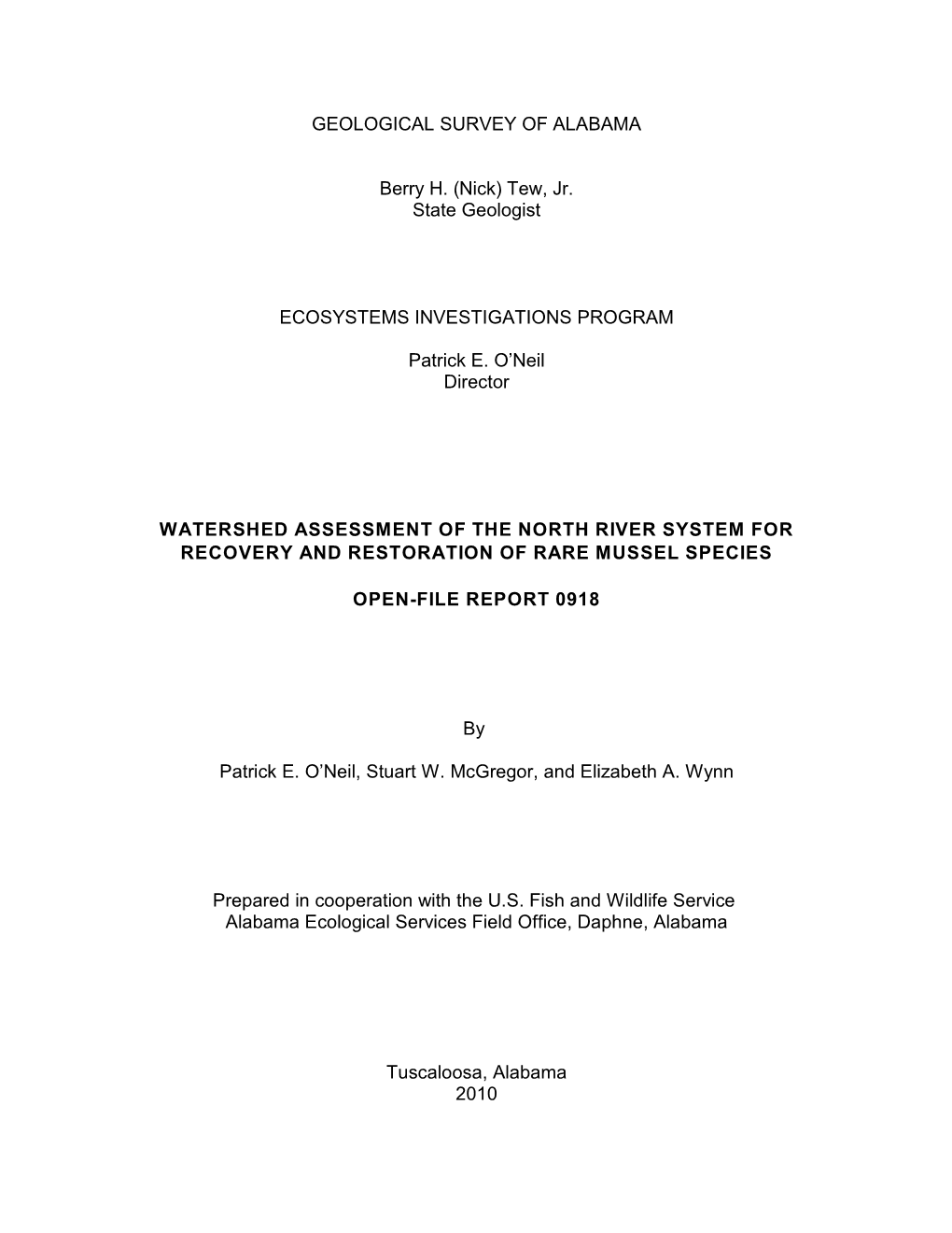 Geological Survey of Alabama