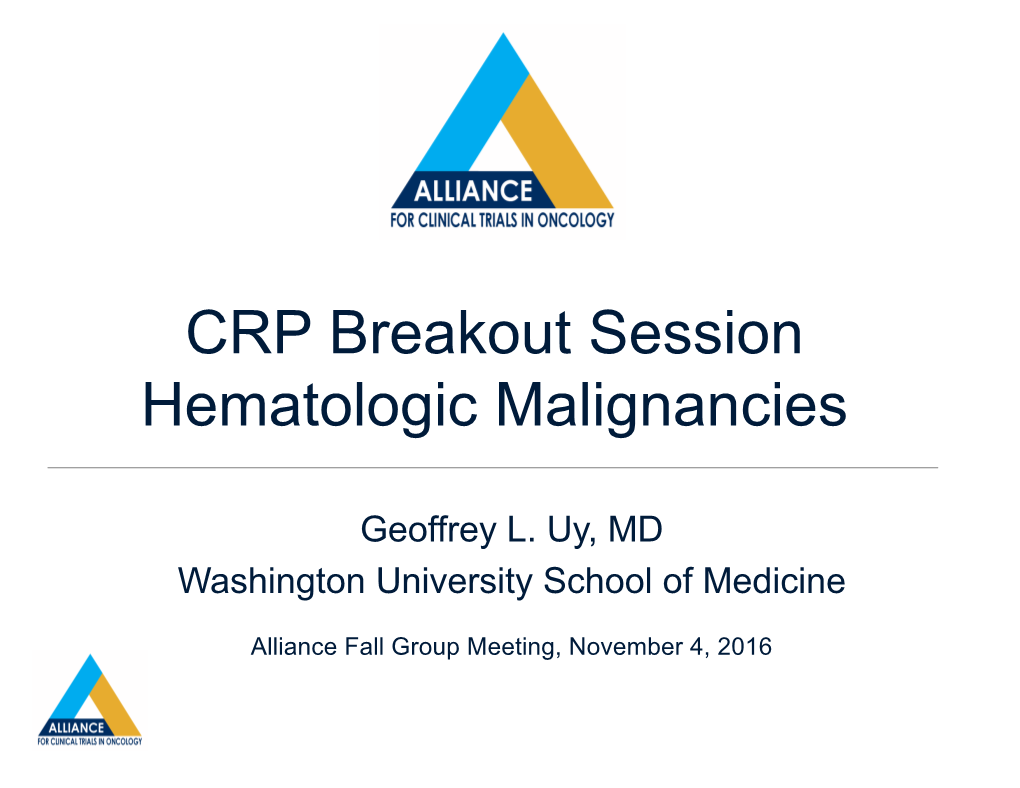 Hematology Malignancies