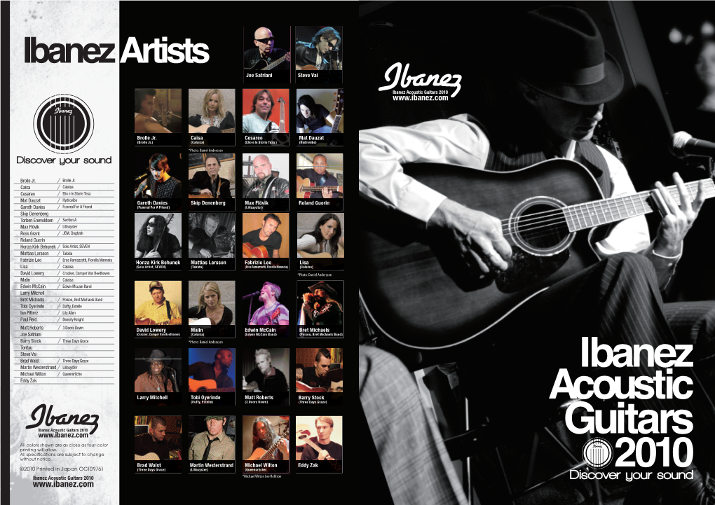 2010 Acoustic Guitar Catalog