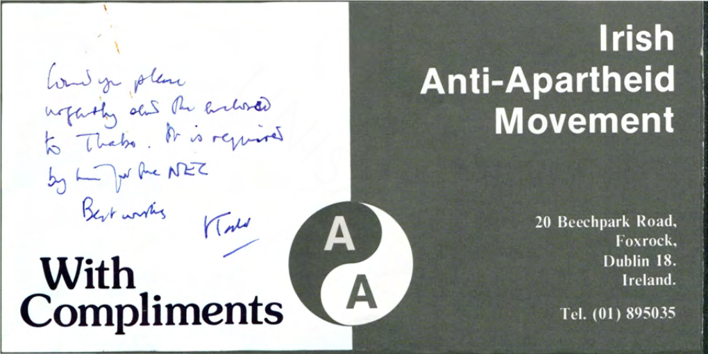 Irish Anti-Apartheid Movement