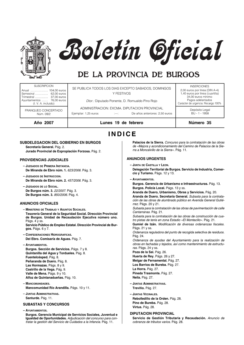 Boletín BOPBUR