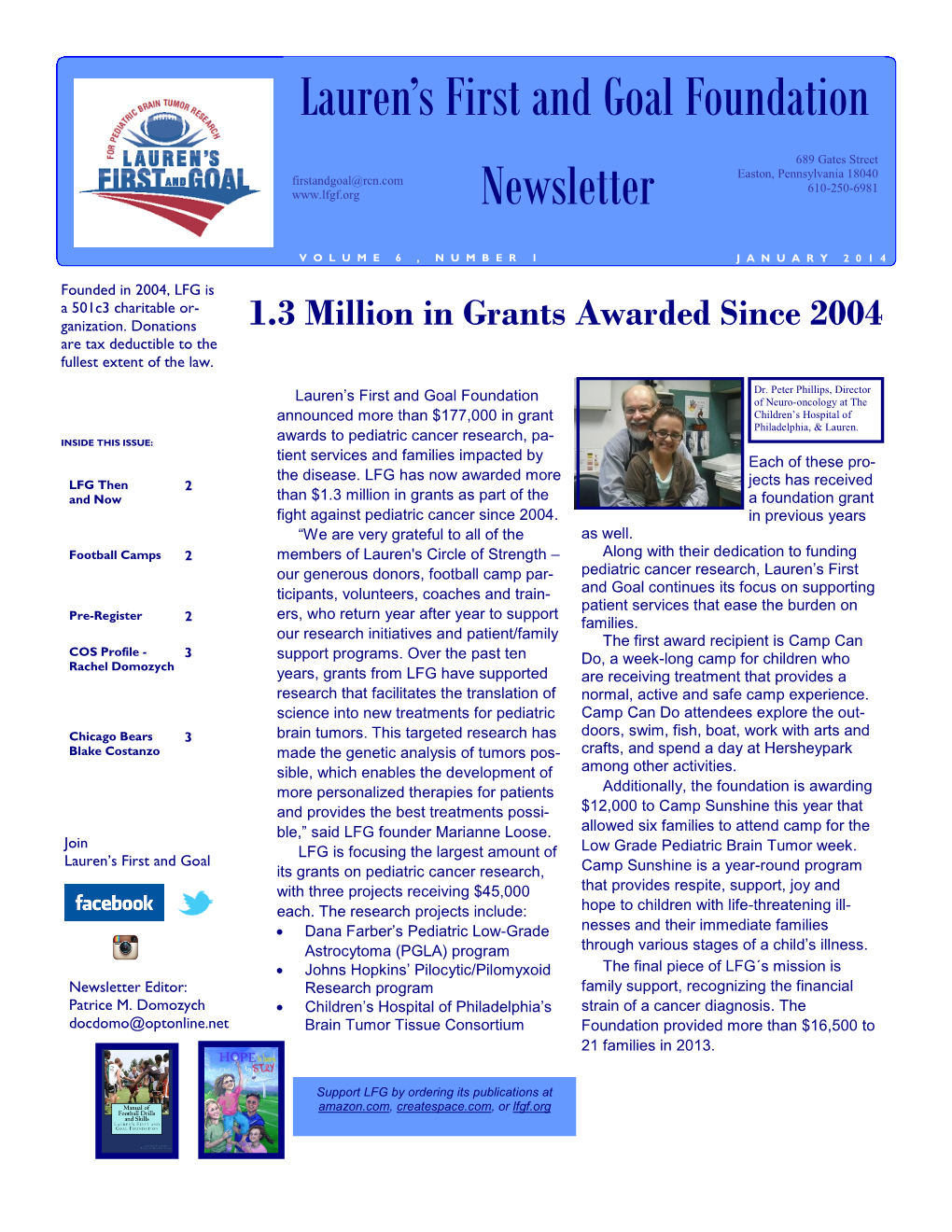 January 2014 Newsletter