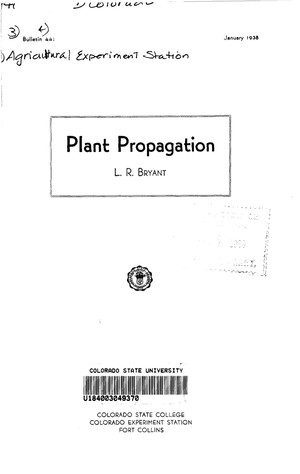 Plant Propagation L