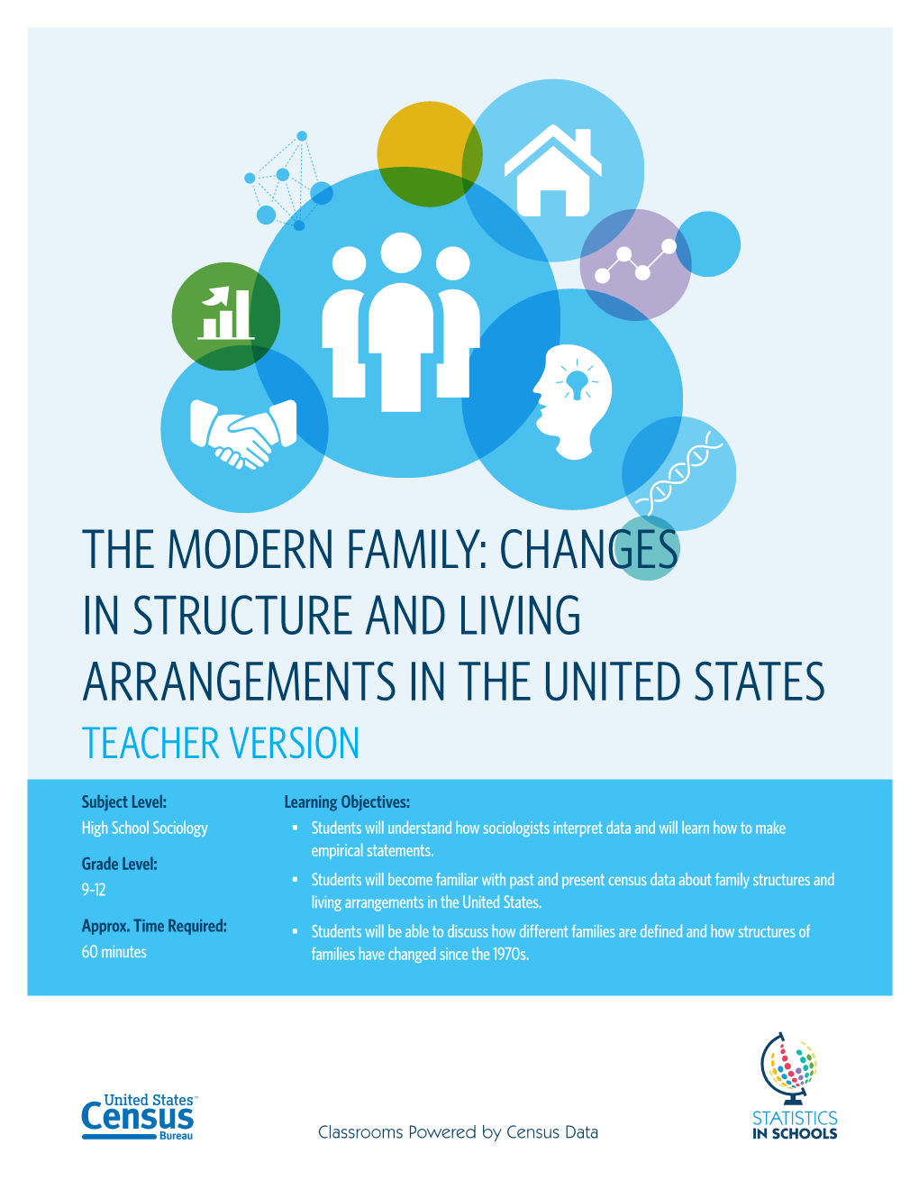 The Modern Family: Changes in Structure and Living Arrangements in the United States Teacher Version