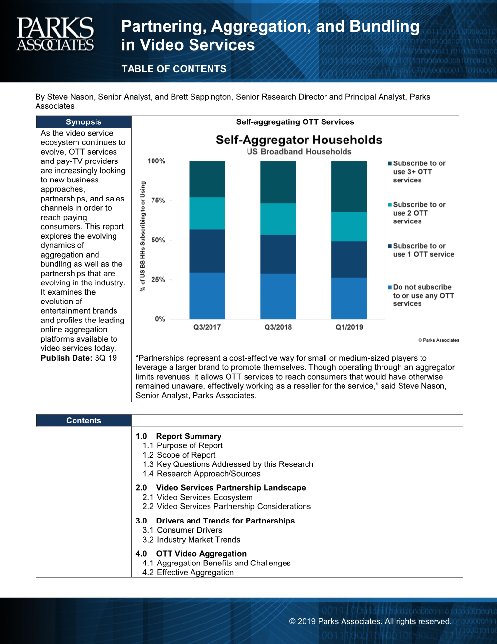 Partnering, Aggregation, and Bundling in Video Services