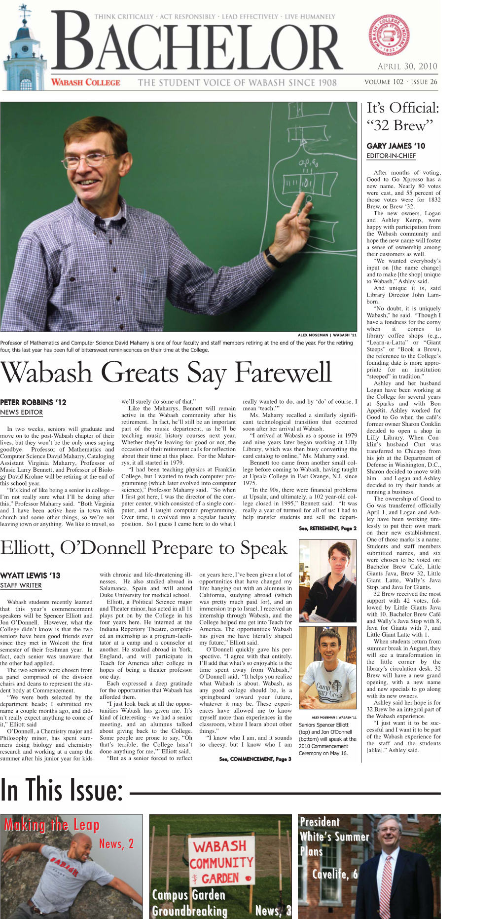 Wabash Greats Say Farewell