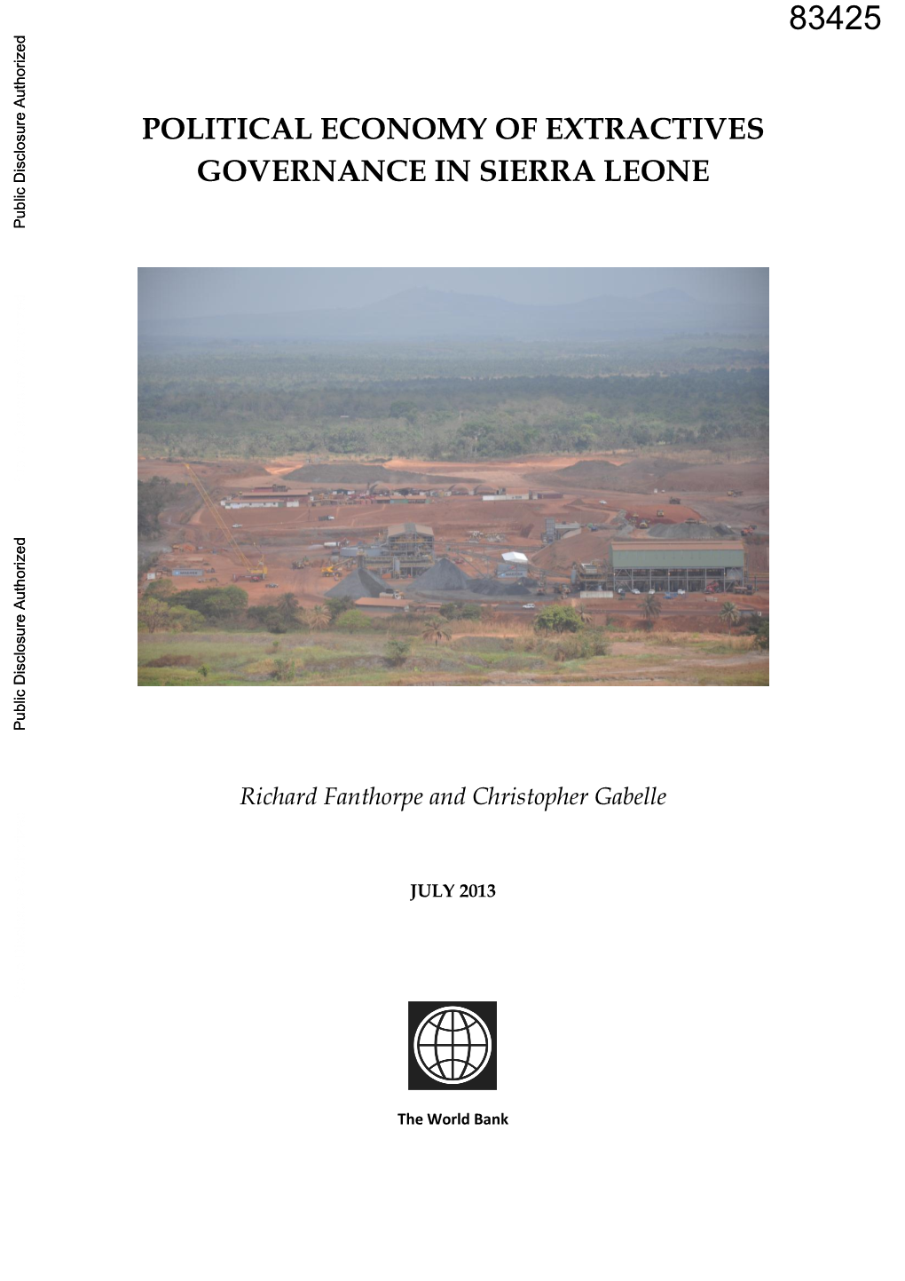 Political Economy of Extractives Governance in Sierra Leone