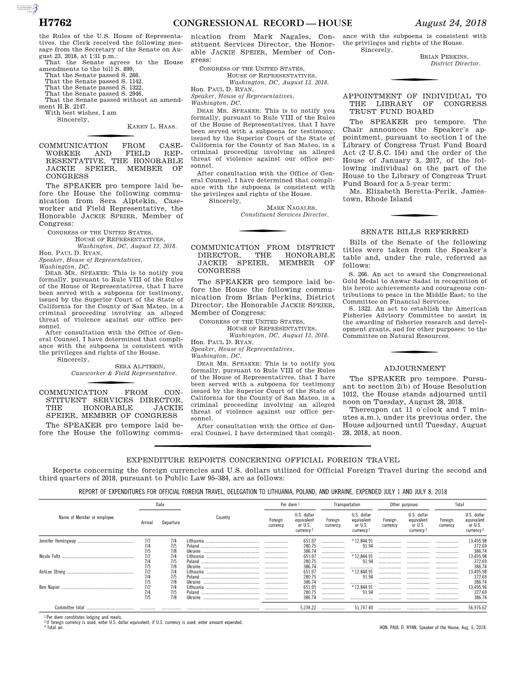 Congressional Record—House H7762