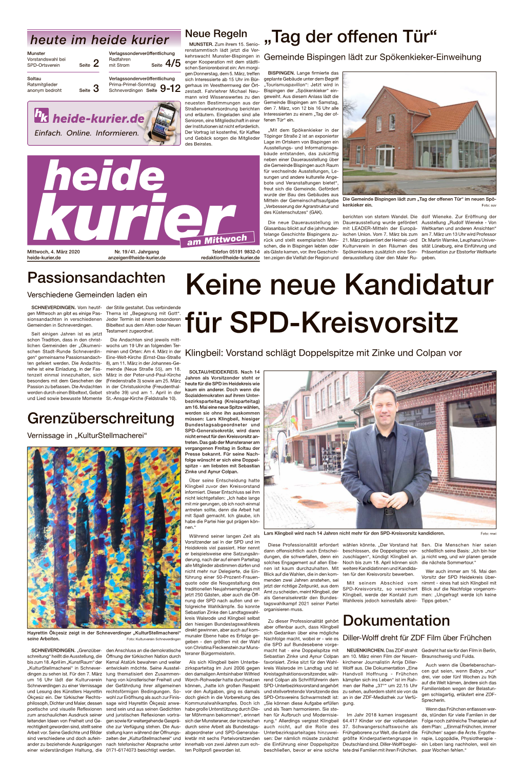 Keine Neue Kandidatur Für SPD-Kreisvorsitz