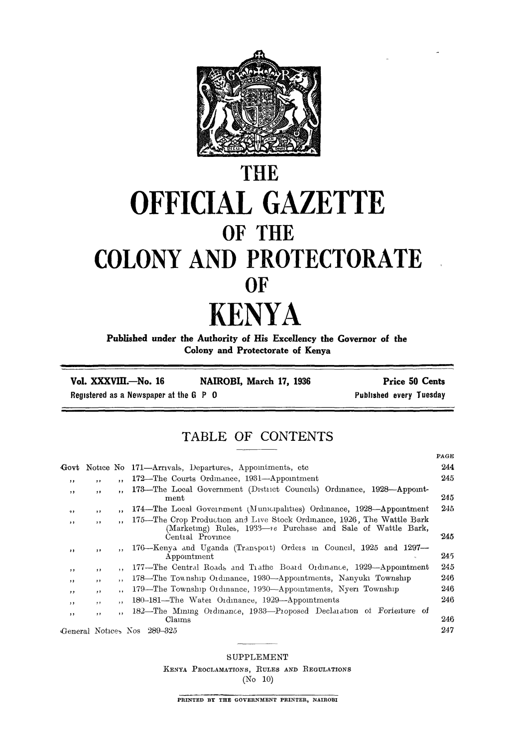 Official Gazette