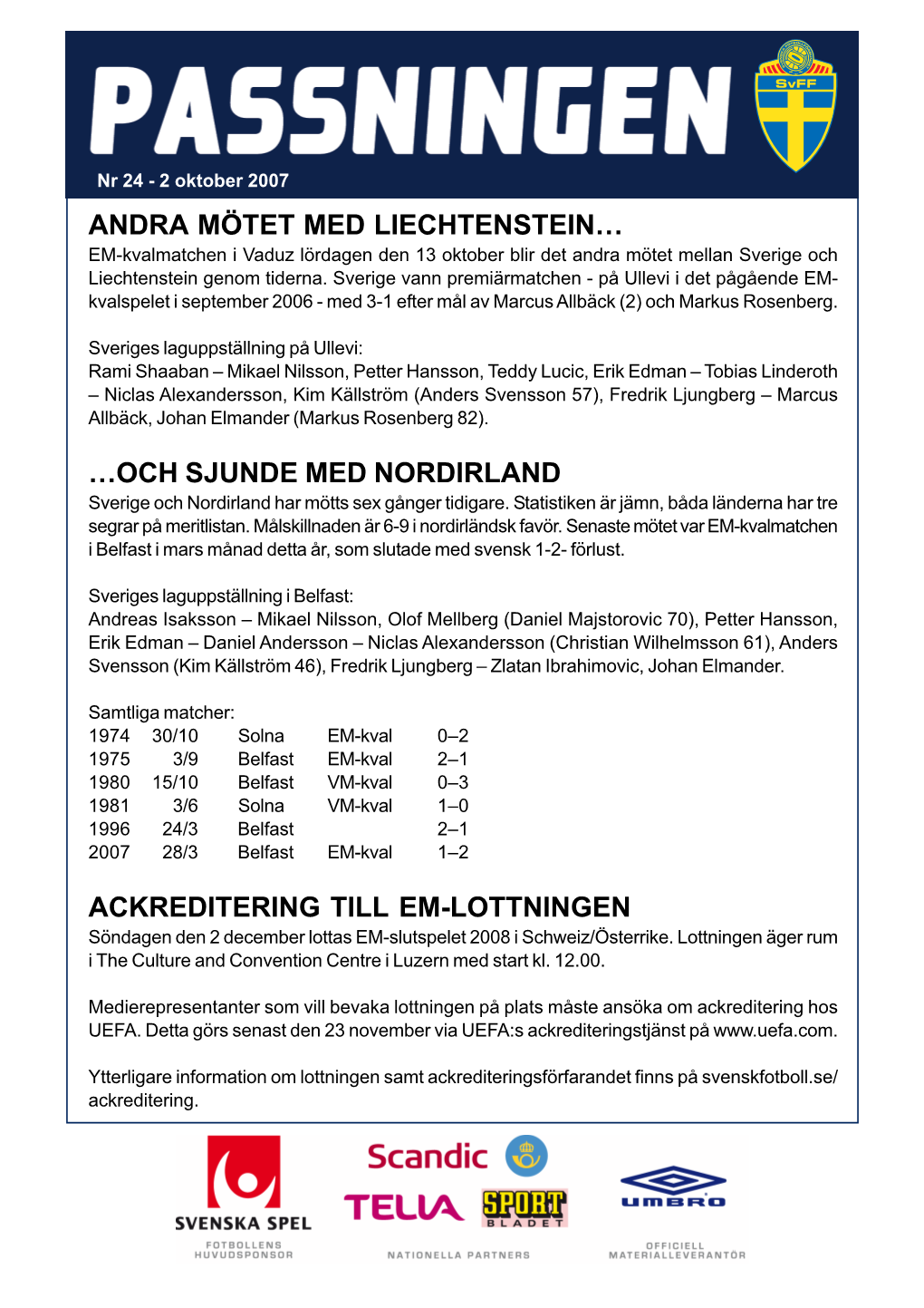 Och Sjunde Med Nordirland Ackreditering