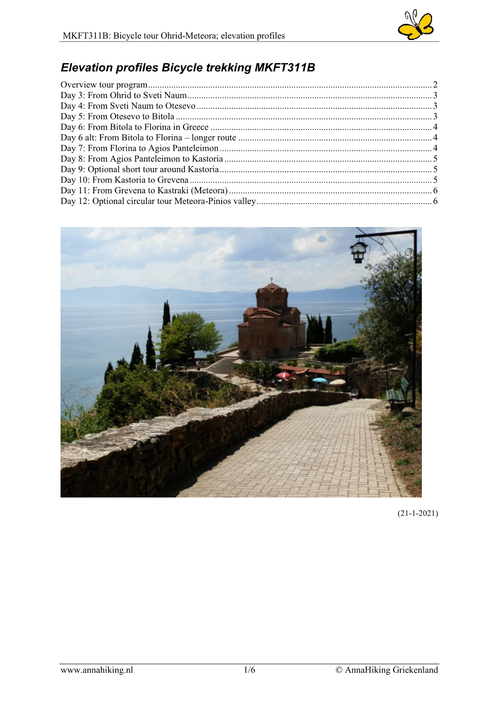 MKFT311B Elevation Profiles 2021