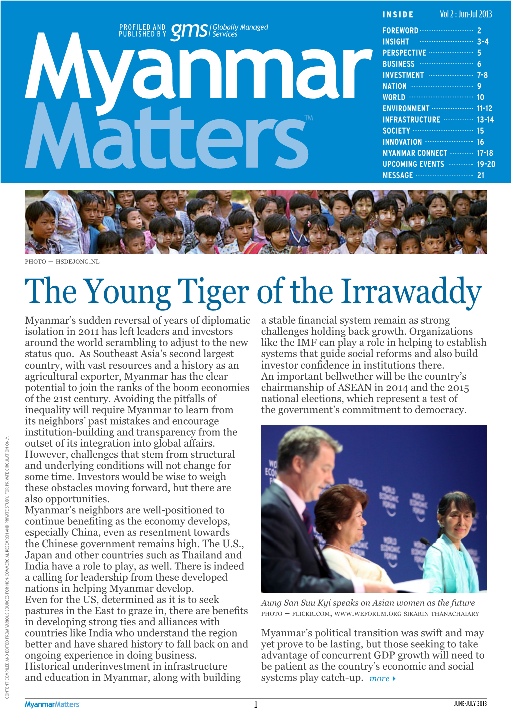 Myanmar Matters Profiled & Published by Globally Managed Services