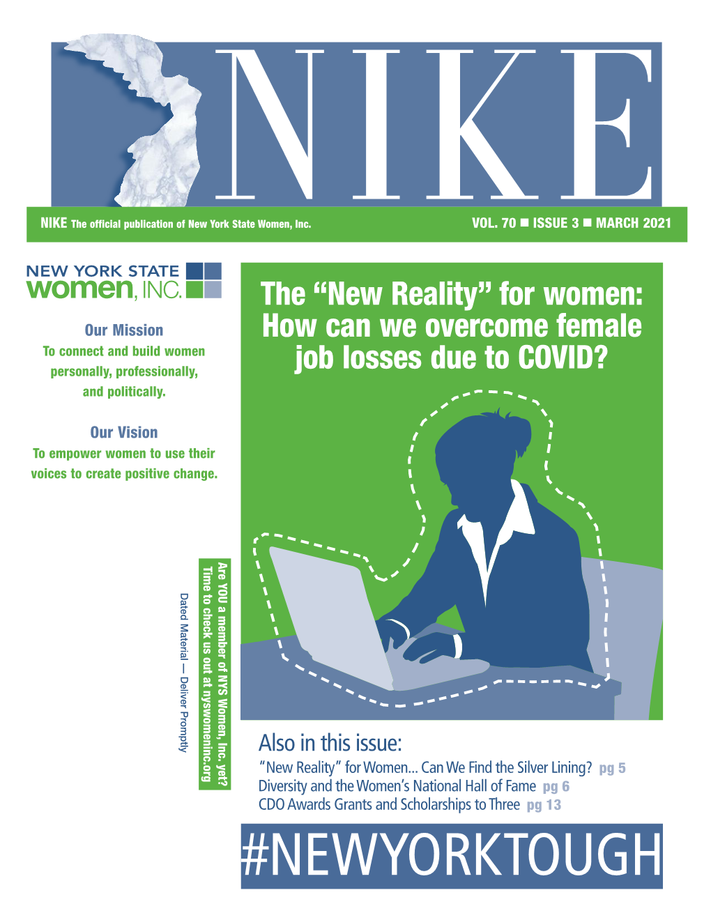 March 2021 ● NIKE Table of Contents in This Issue NYS Women, Inc