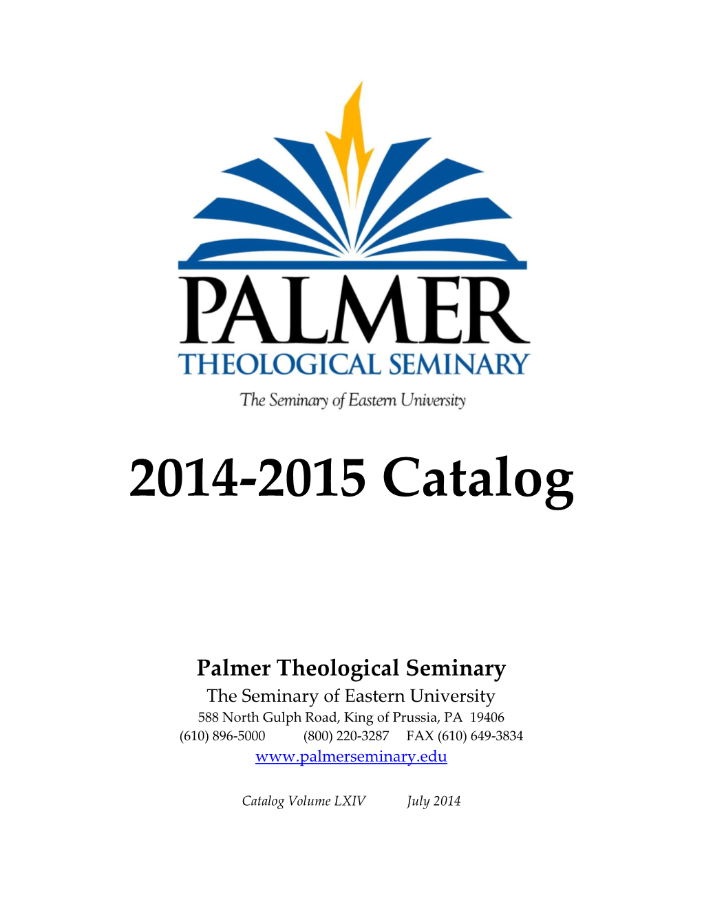 2014-2015 Catalog