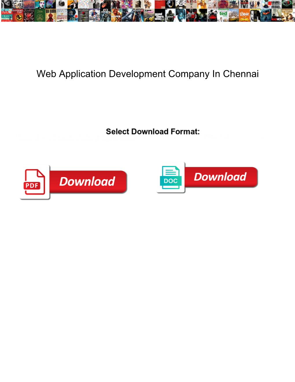 Web Application Development Company in Chennai