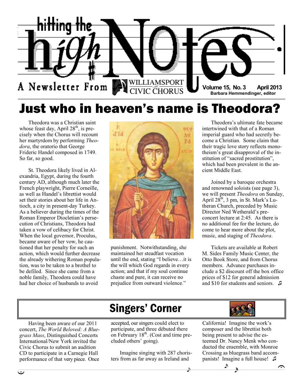 Just Who in Heaven's Name Is Theodora?