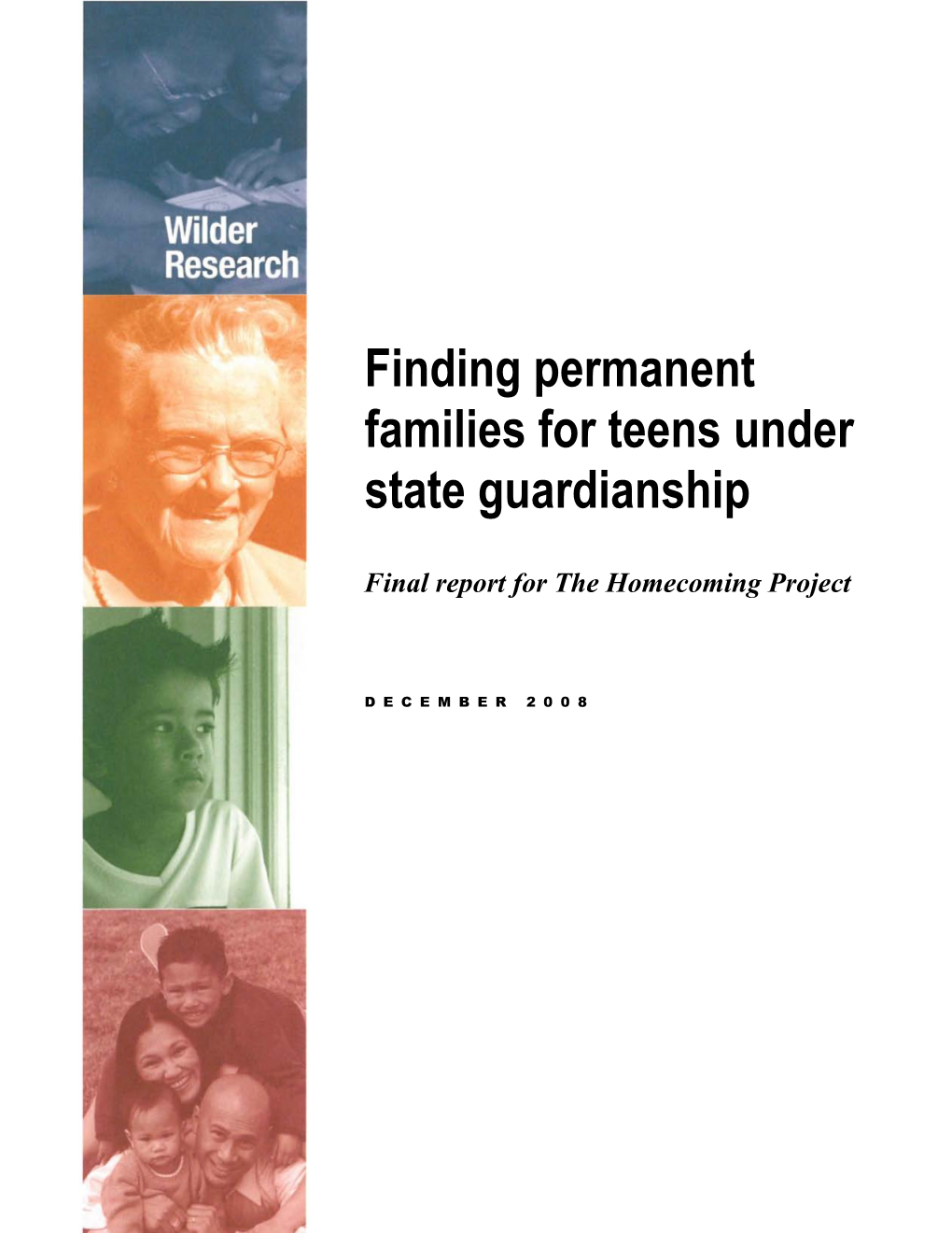 Finding Permanent Families for Teens Under State Guardianship