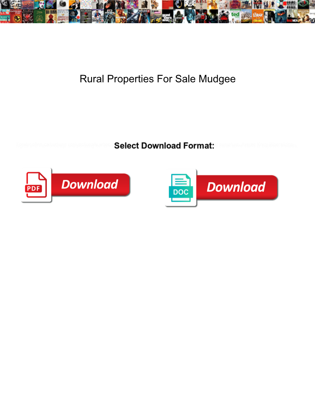 Rural Properties for Sale Mudgee