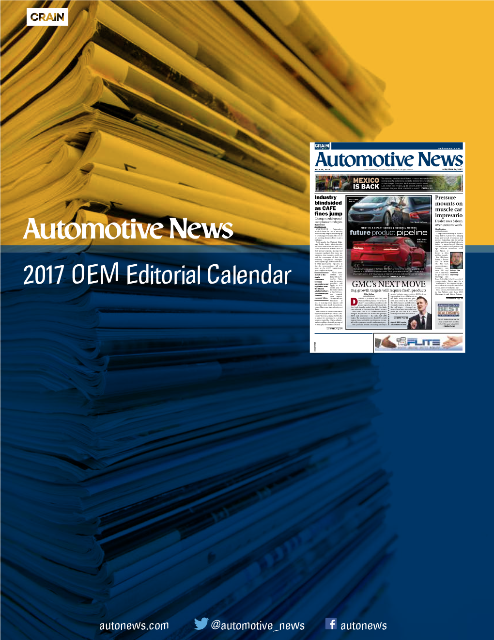 2017 OEM Editorial Calendar