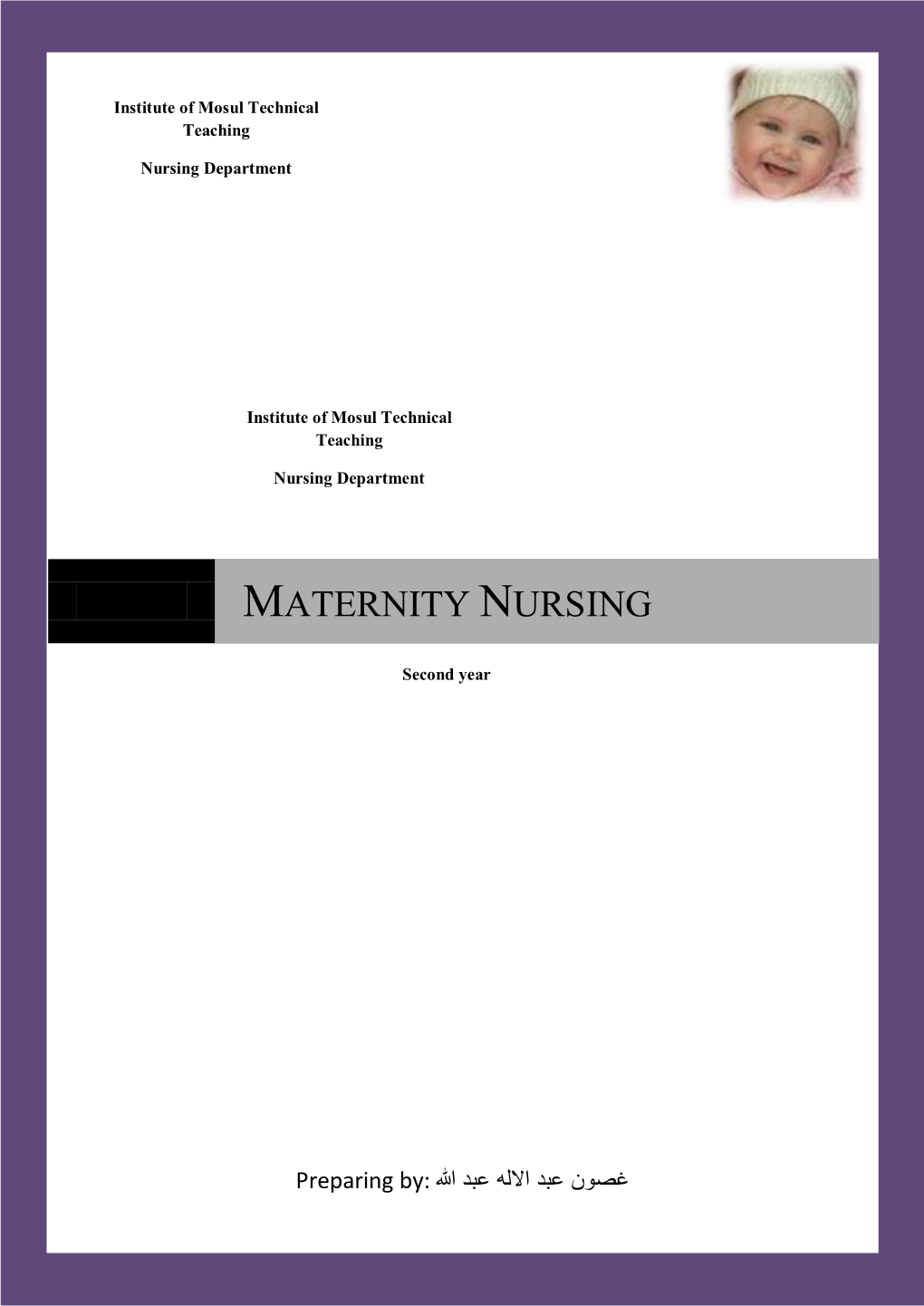 Maternity Nursing