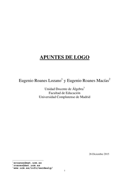 Apuntes De Logo