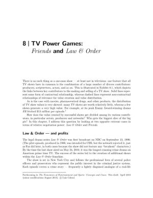 8 TV Power Games: Friends and Law & Order